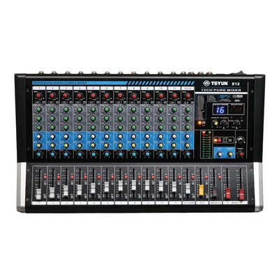 Audio Interface - بطاقة صوت احترافية كبيرة TEYUN E12