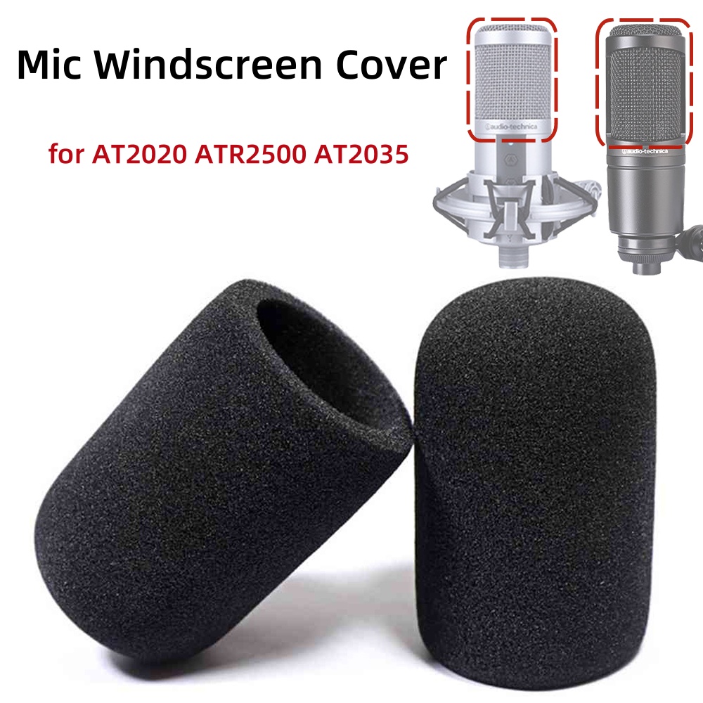Ribbon Microphone - 2 قطعة الزجاج الأمامي للميكروفون AT2020