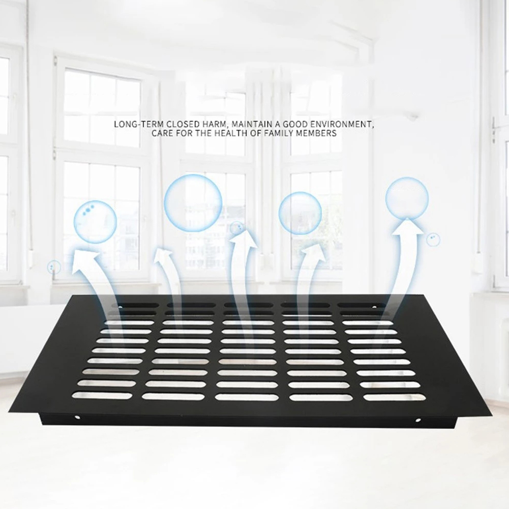 Ventilation Grille Aluminum - 150/200/225/250/300/350/400 مللي متر فتحات واسعة ورقة