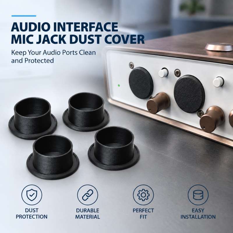 Audio Interface - غطاء واقي من الغبار لمنفذ الميكروفون