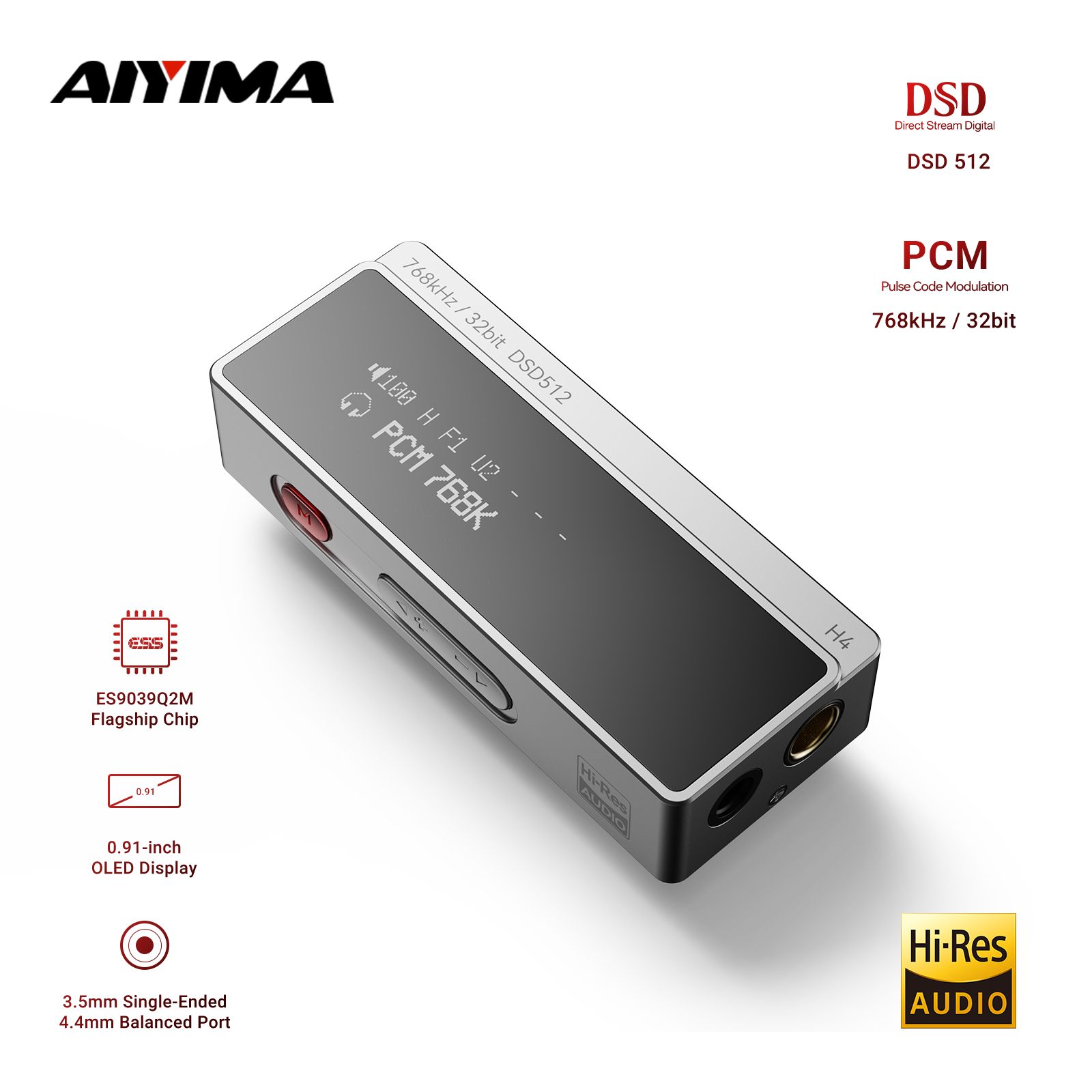 Es9018 Dac - مكبر صوت محمول للسماعات من AIYIMA