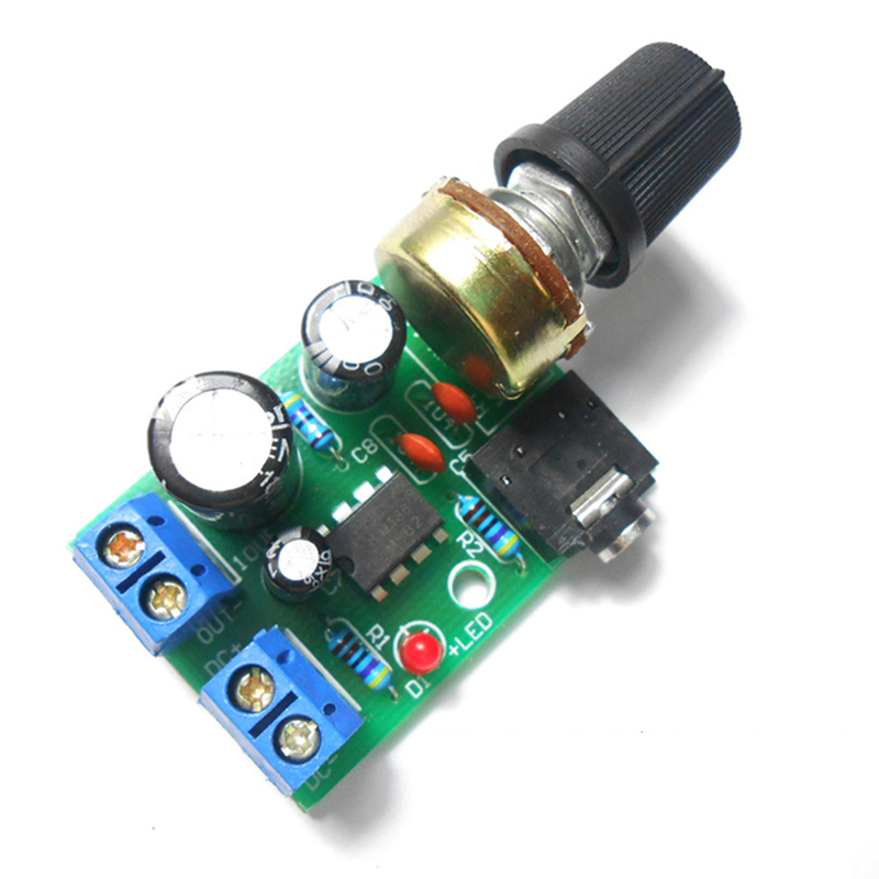 Volume Control Board - LM386 لوحة مضخم الصوت أحادية 3.5