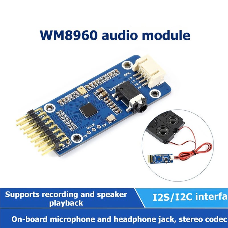 Diy Speaker - WM8960، شاشة LCD مقاس 5/7 بوصات