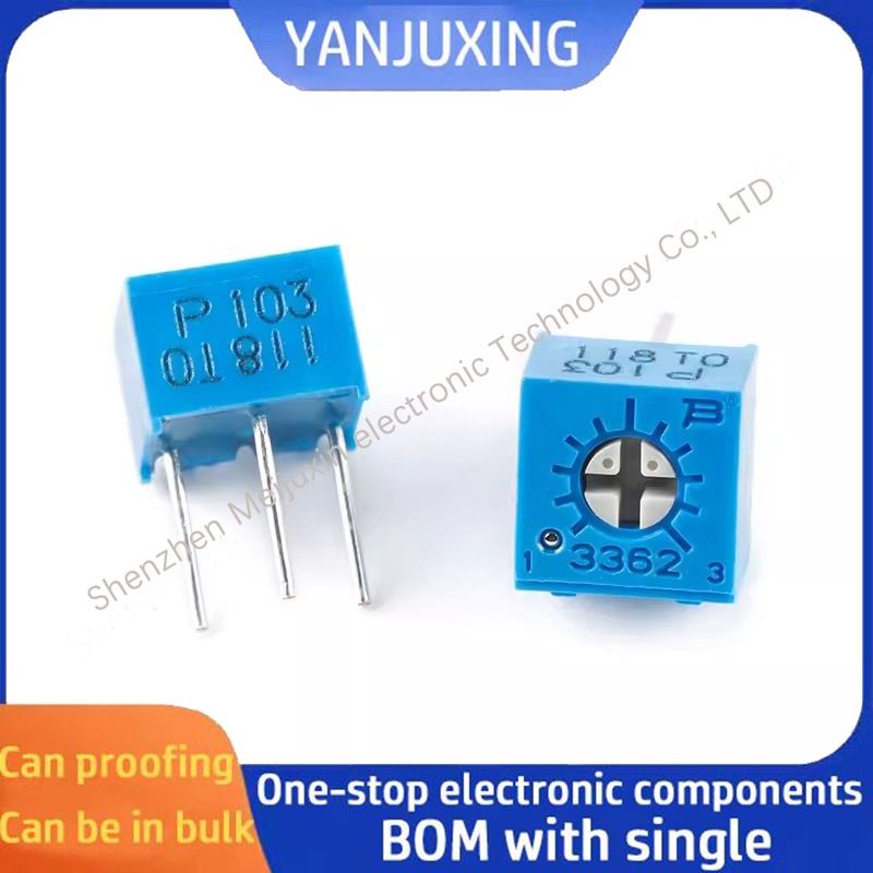 Potentiometer 10K - 10 قطعة/الوحدة 3362P-103 10K بدوره واحد