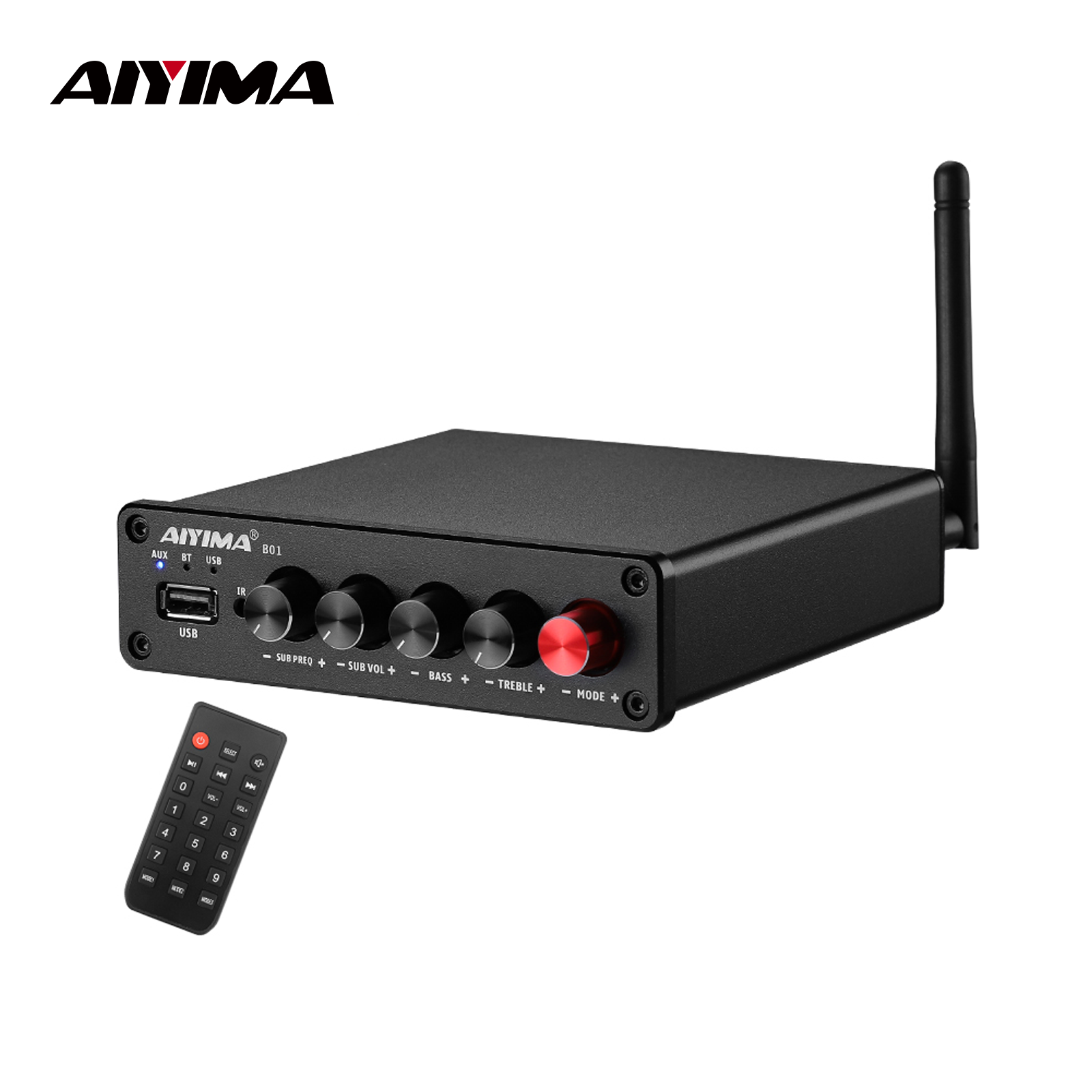 مكبر صوت بلوتوث AIYIMA B01 2.1 - مراجعة Es9018 Dac وسعره