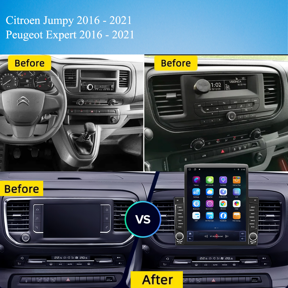 8Core 8 + 128G Carplay السيارا - مراجعة Ribbon Microphone وسعره