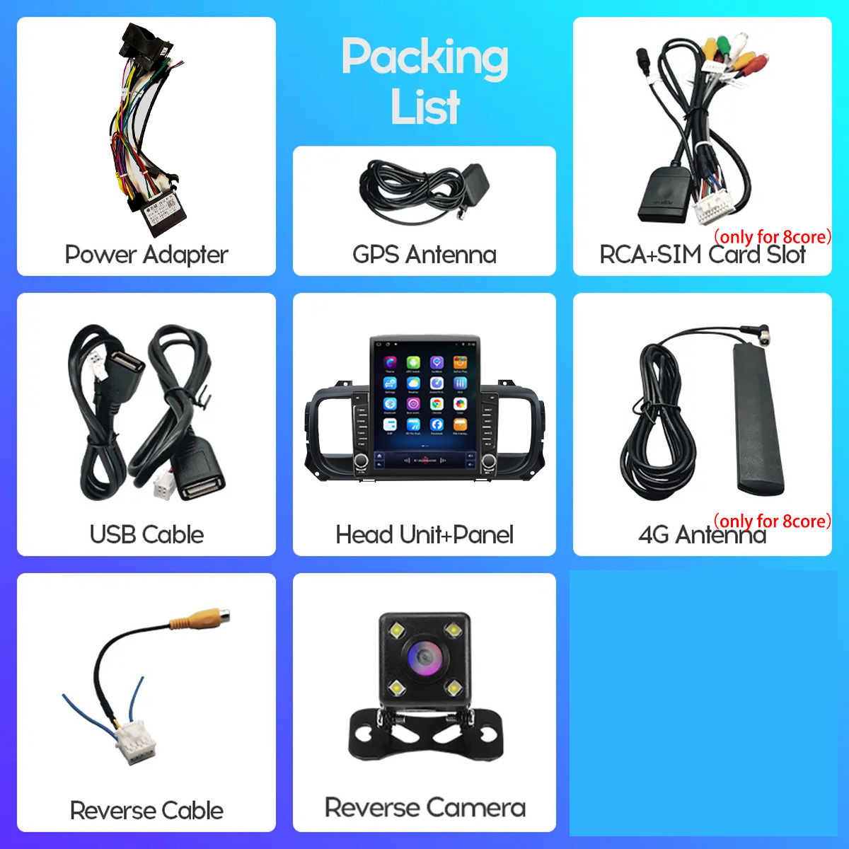8Core 8 + 128G Carplay السيارا - مراجعة Ribbon Microphone وسعره