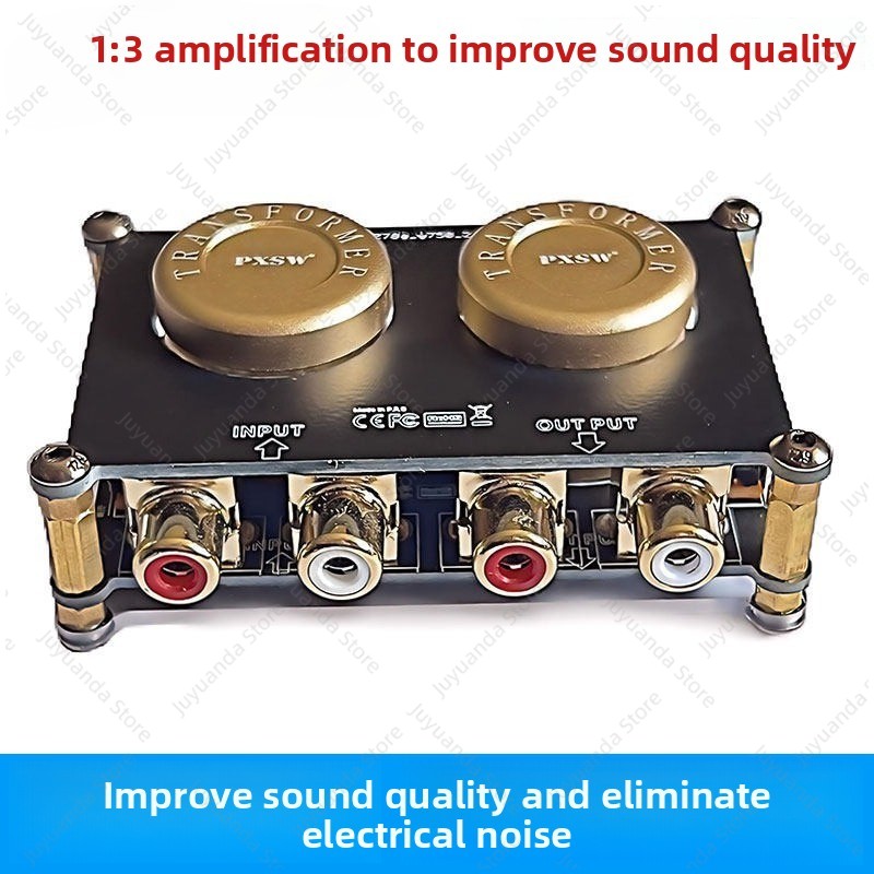 محول رفع مستوى الصوت AV103، مض - مراجعة Passive Preamp وسعره
