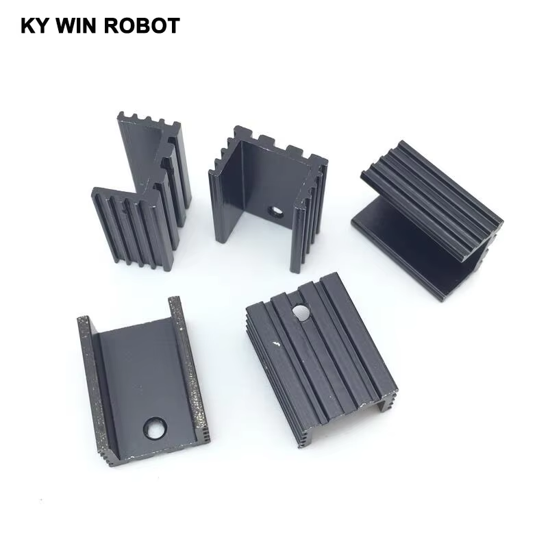10 قطعة الألومنيوم TO-220 المب - مراجعة Heatsink Aluminum وسعره