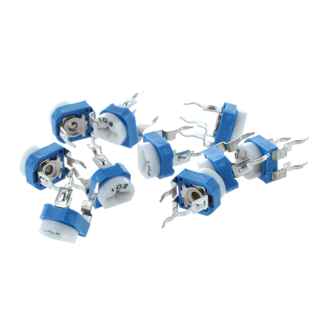 AA80 10X 6mm 10k ohm مقياس جهد - مراجعة Potentiometer 10K وسعره
