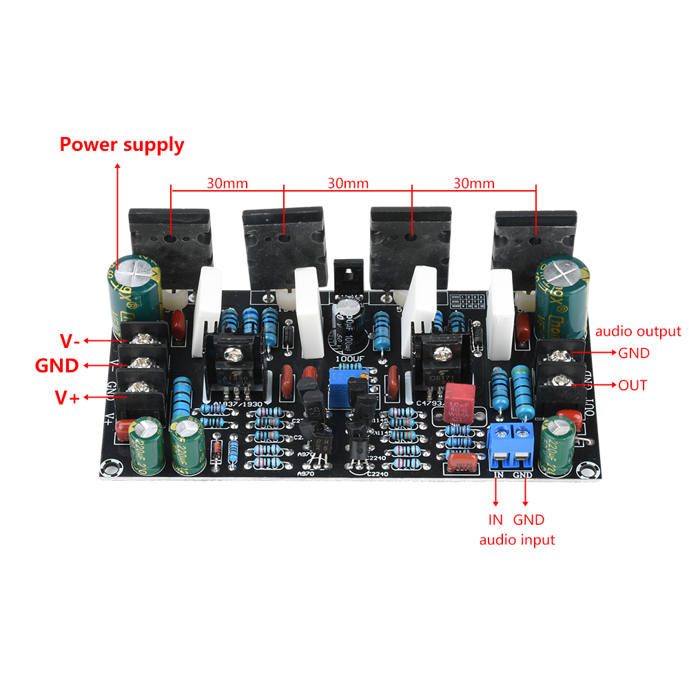 200 واط مكبر للصوت مجلس تيار م - مراجعة Volume Control Board وسعره