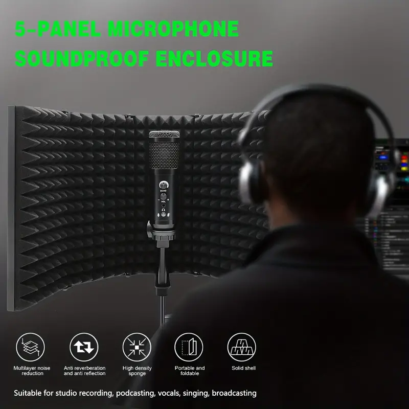 3 / 5 مرشحات انعكاس اللوحة الم - مراجعة Ribbon Microphone وسعره