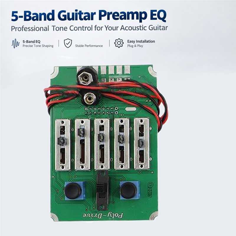 A06F-ميكروفون بيزو بخمسة نطاقا - مراجعة Passive Preamp وسعره