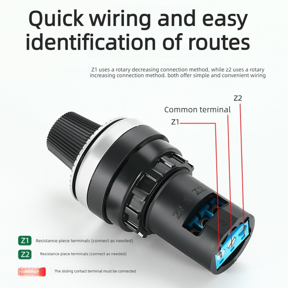مفتاح مقبض مقياس الجهد 22 مم م - مراجعة Potentiometer 10K وسعره