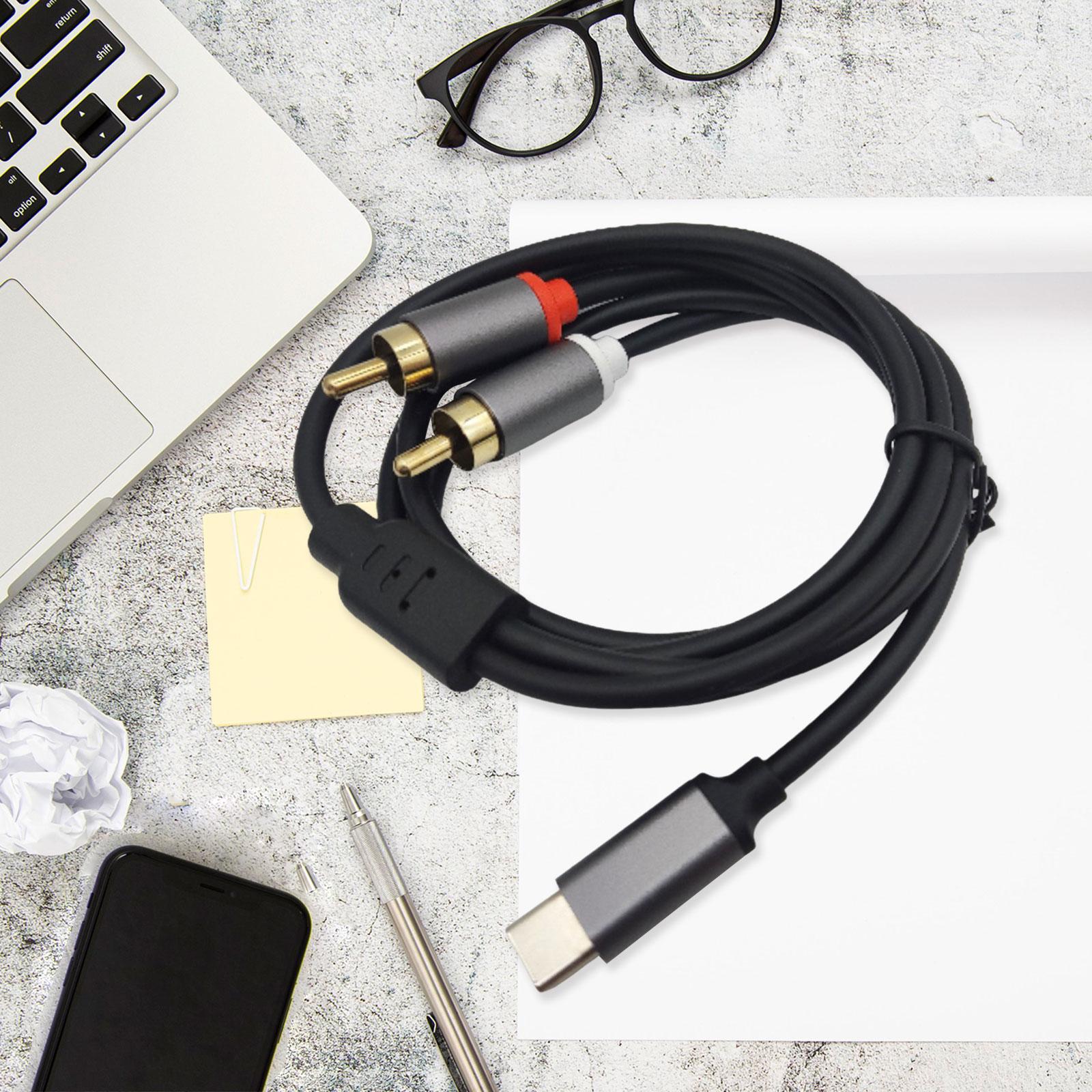كابل صوت ستيريو من نوع USB-C إ - مراجعة Audio Cable Rca وسعره