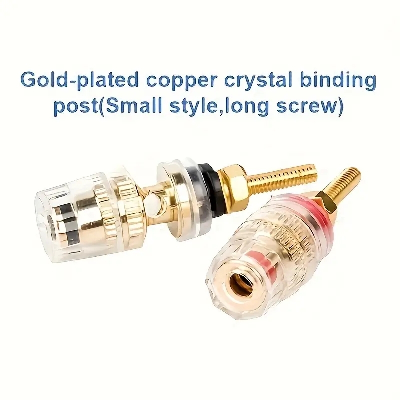 2/4 قطع مقبس موز 4 مم مطلي بال - مراجعة Banana Plug وسعره