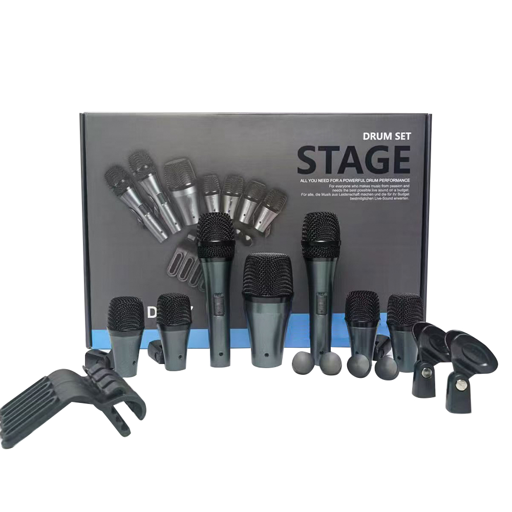 طقم ميكروفونات طبلة Dmk7 مع حق - مراجعة Speaker Kit وسعره