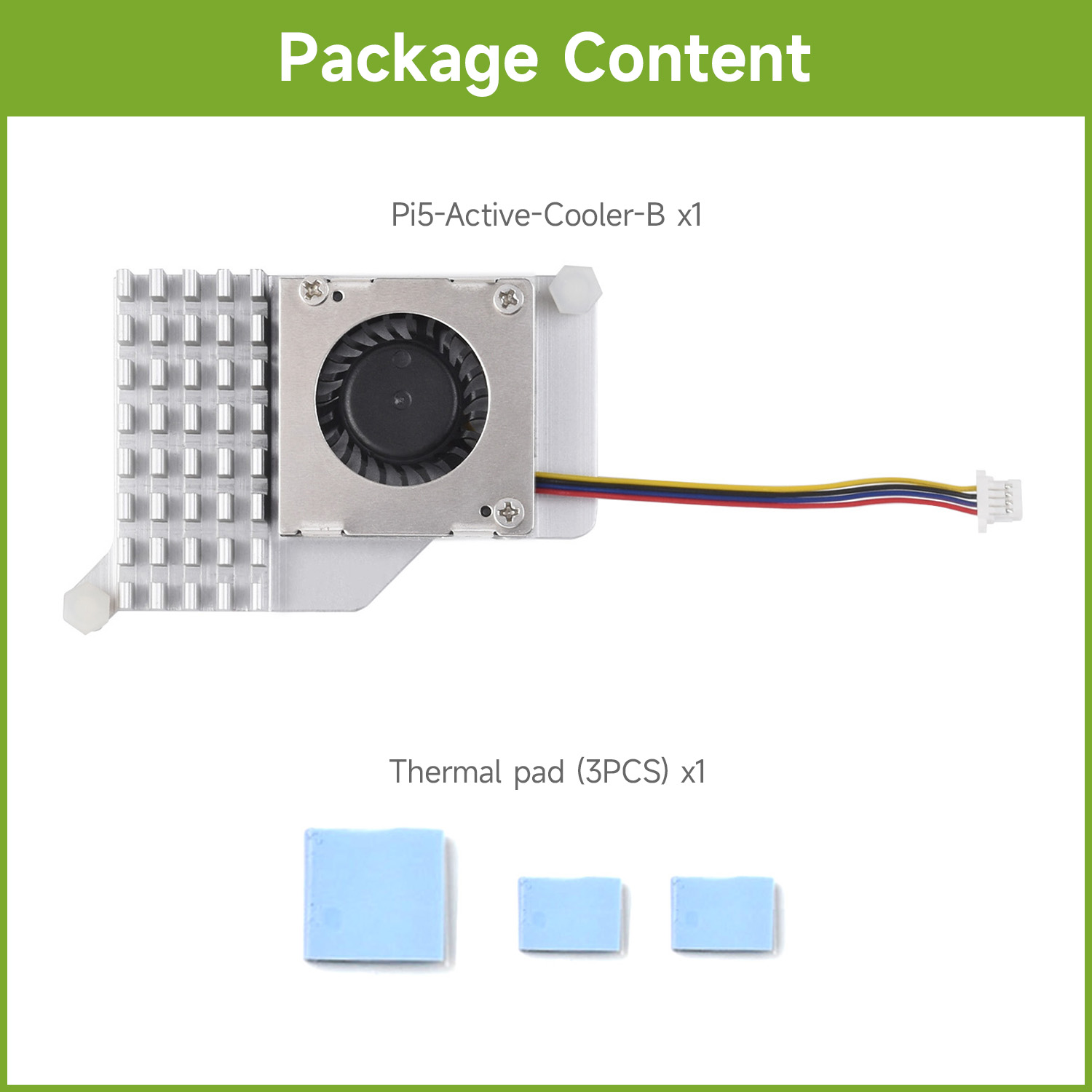 مبرد Waveshare Active (B) لـ R - مراجعة Heatsink Aluminum وسعره
