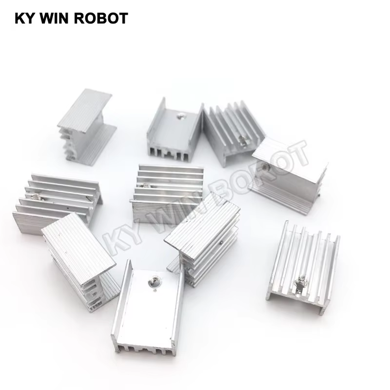 10 قطعة الألومنيوم TO-220 المب - مراجعة Heatsink Aluminum وسعره